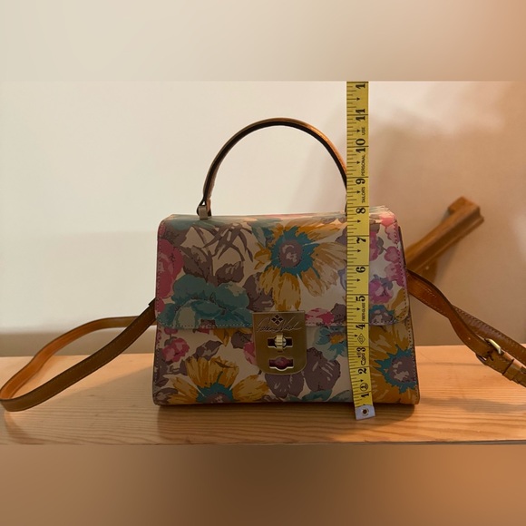 Patricia Nash “First Bloom” Floral Leather Satchel NWT - Picture 3 of 12